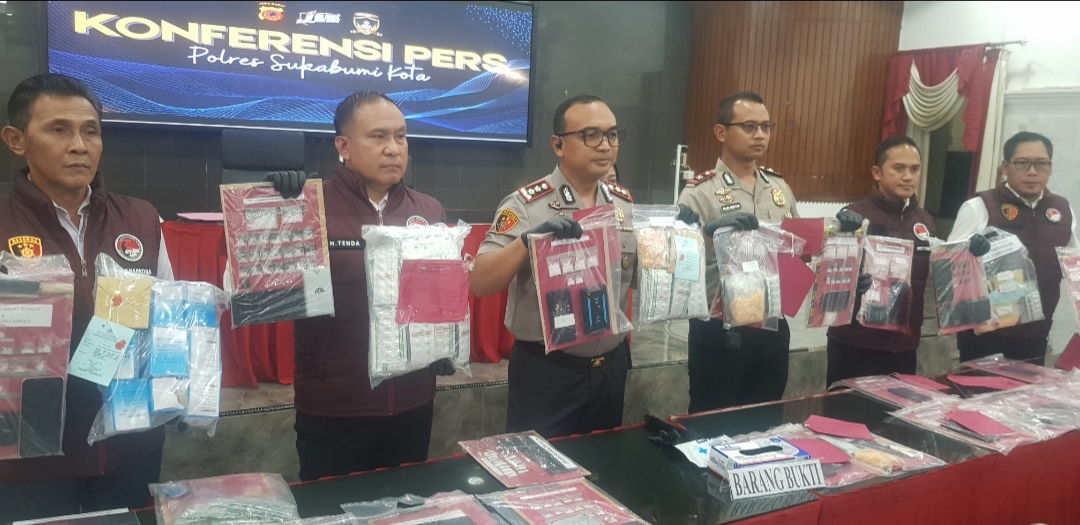 Satnarkoba Polres Sukabumi Kota Ungkap 36 Kasus Pengedar Narkoba
