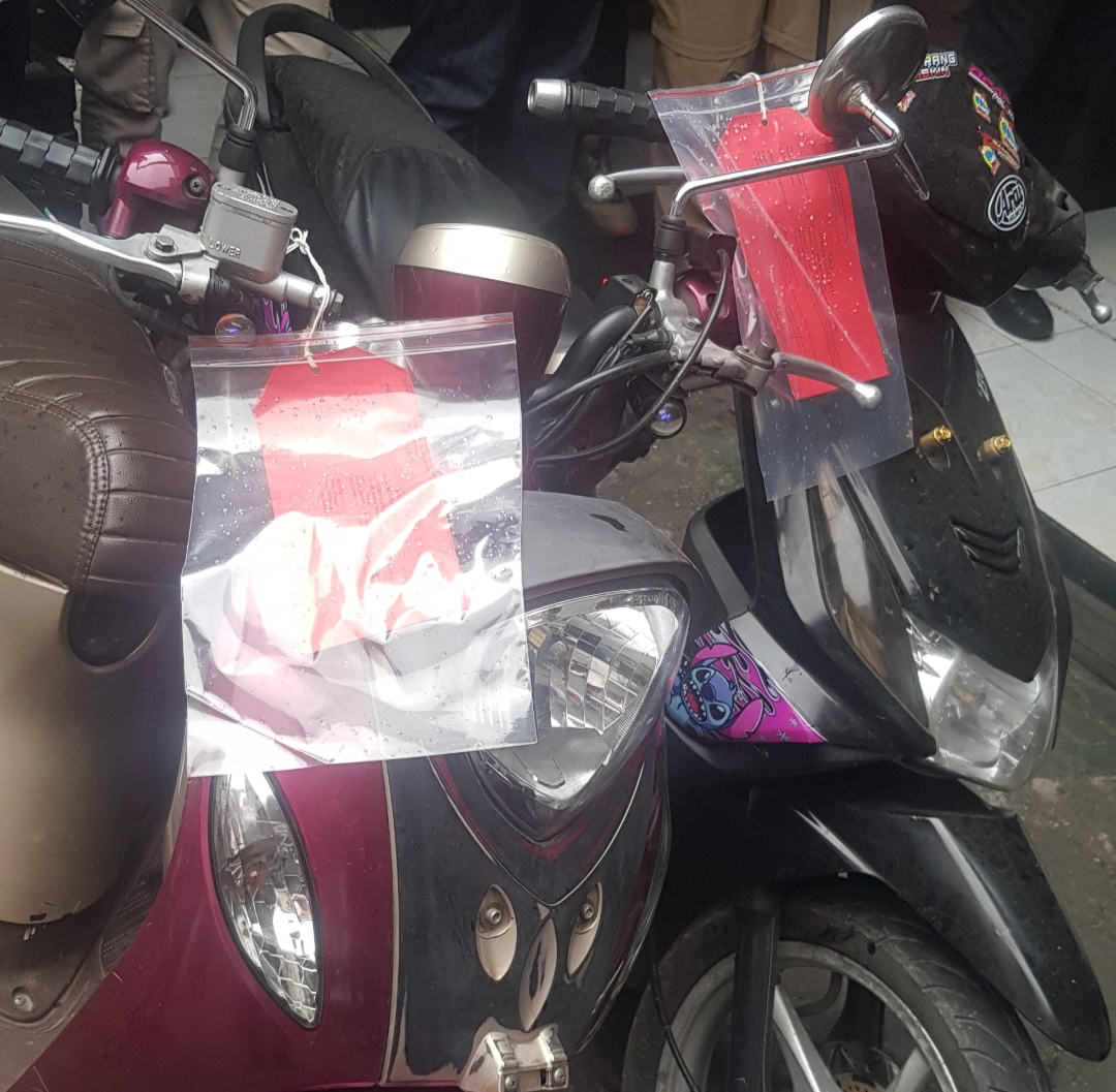 Pasutri Curi Motor di Sebuah Perumahan Kota Sukabumi