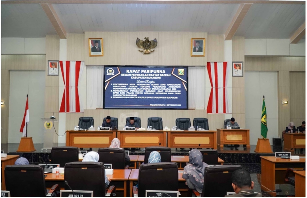 Rapat Paripurna ke-17 DPRD Kabupaten Sukabumi Tahun Sidang 2026
