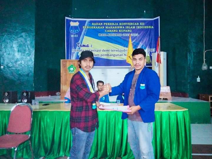 Mukhlis Adiputra Umbu  Sah Jadi Ketua Umum PMII Cabang Kupang,  Siap Bawa PMII  Menuju Perubahan