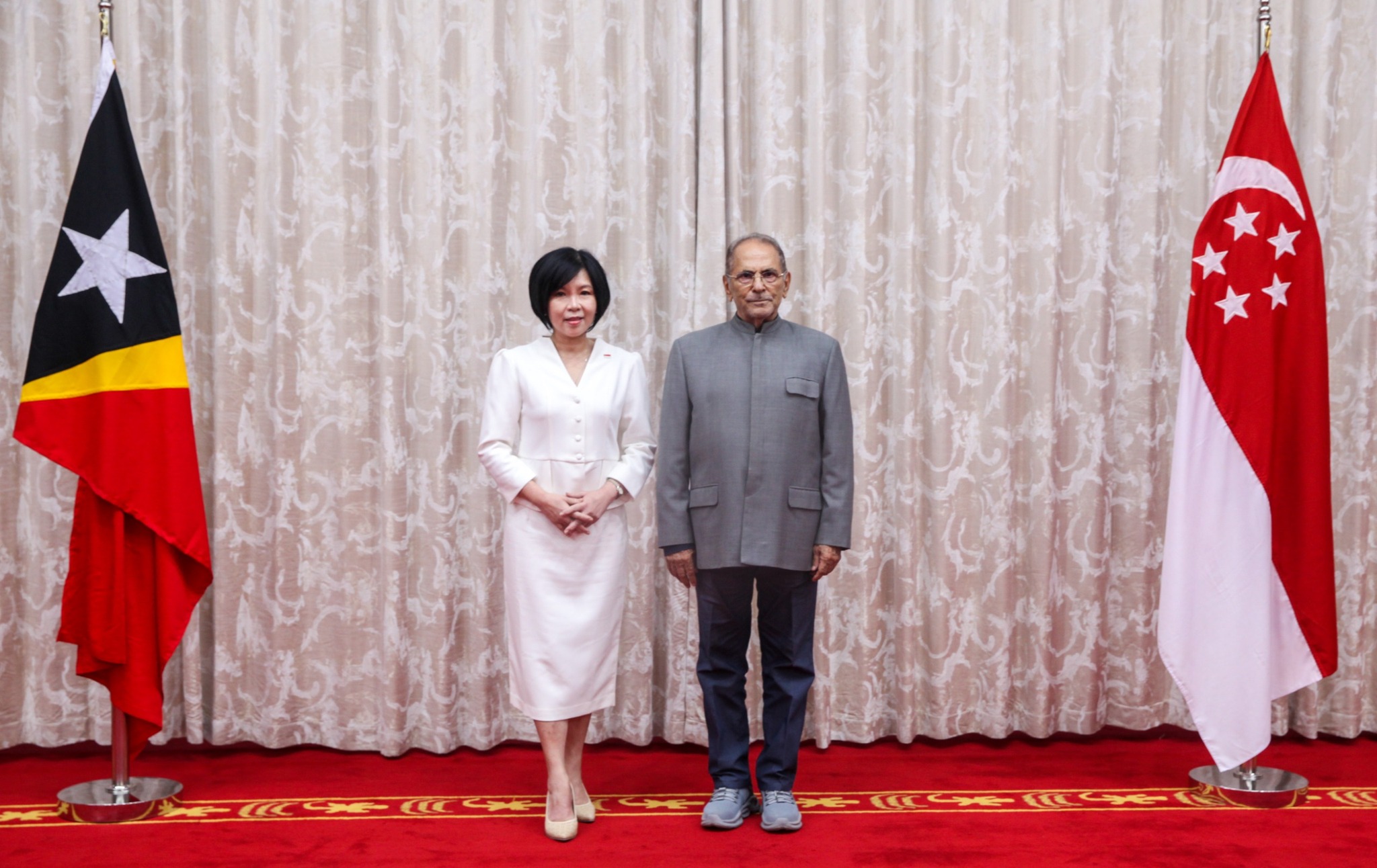 PRESIDENT J. RAMOS-HORTA RECEIVES CREDENTIALS FROM FIRST RESIDENT AMBASSADOR OF SINGAPORE TO TIMOR-LESTE