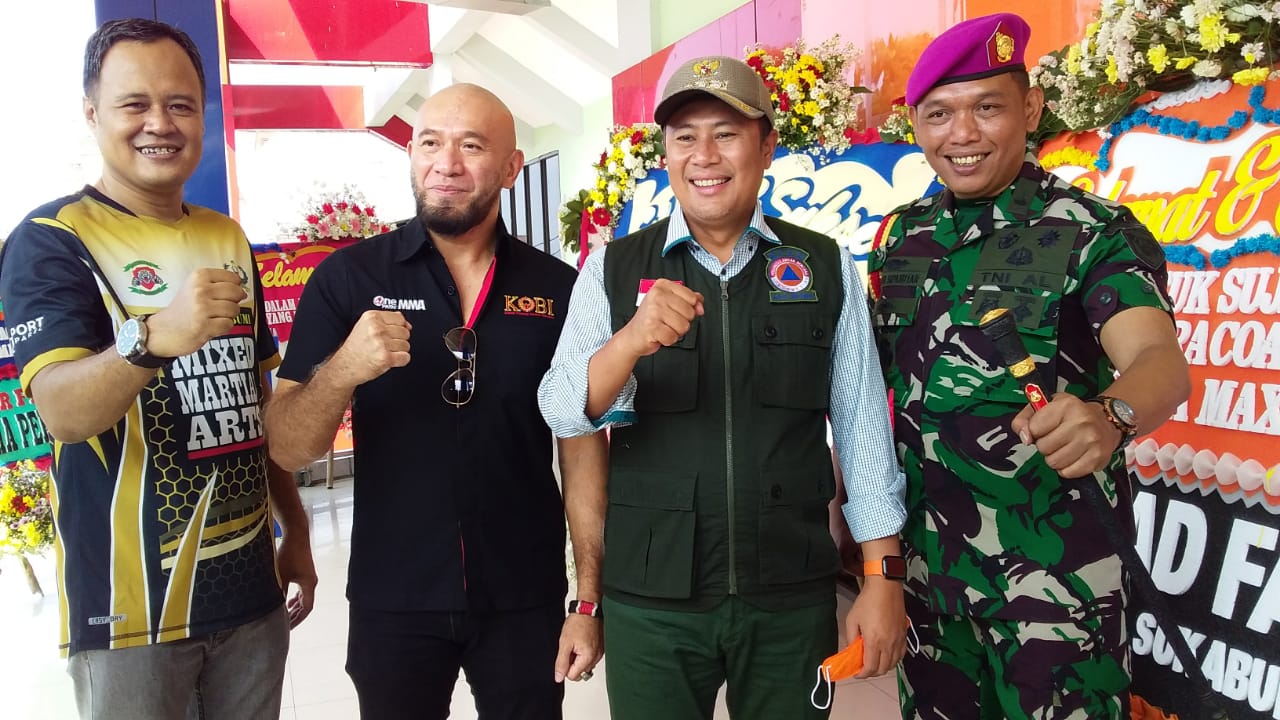 Max Metino Hadiri Coaching Clinic MMA Digelar Oleh Suja MMA Bersama Puslatpurmar-6 Antralina