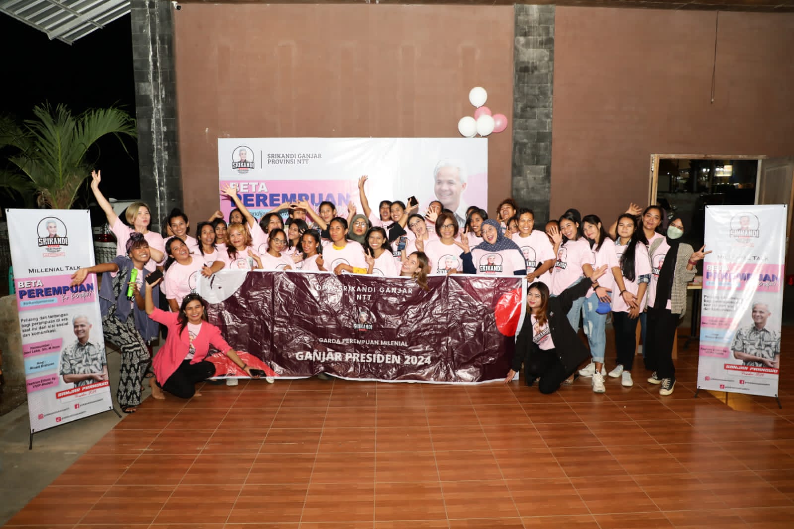 Sosok Ayah Pemimpin Bangsa, Ratusan Perempuan di NTT Dukung Ganjar Presiden 2024