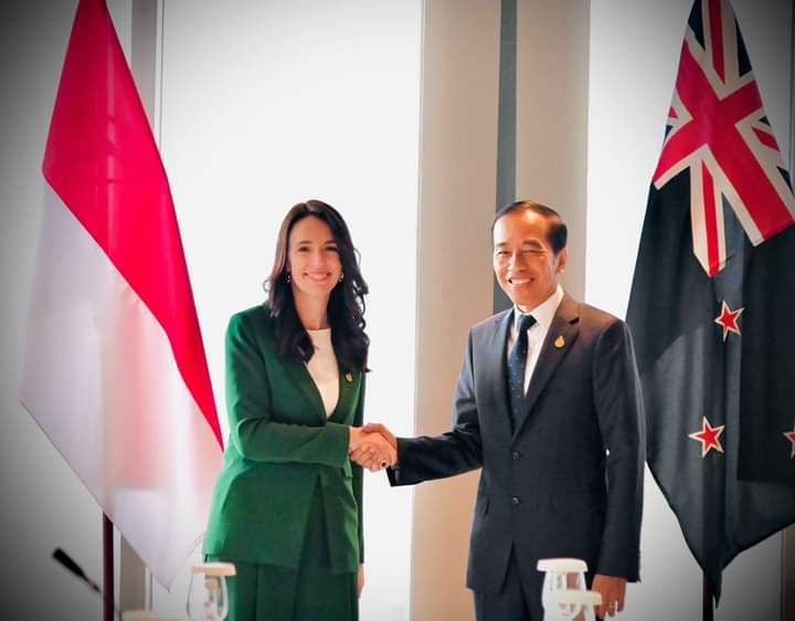 Presiden Jokowi Lakukan Pertemuan Bilateral dengan PM Selandia Baru