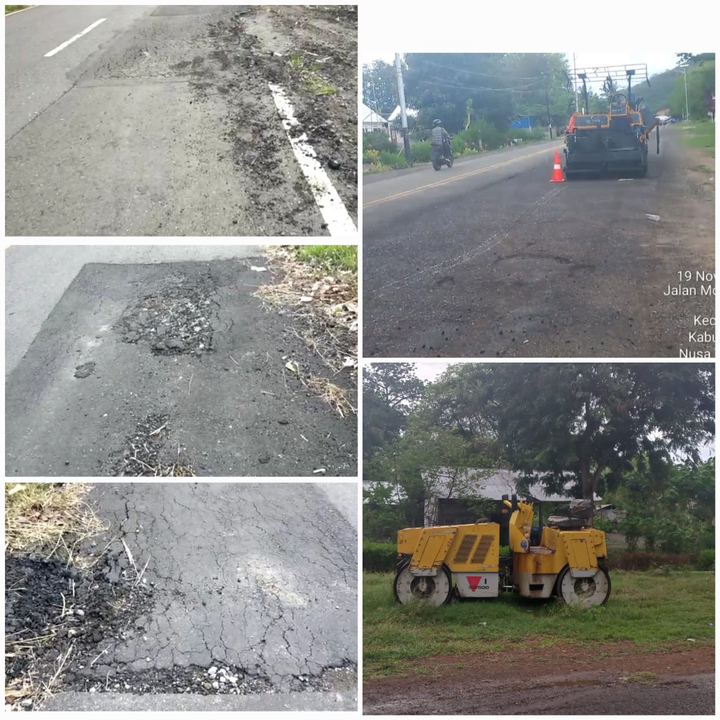 Proyek ‘Plamir’ Jalan Negara Gako-Aegela-Marapokot Senilai Rp 6,2 M oleh PT. BCTC Hancur Setelah Dikerjakan