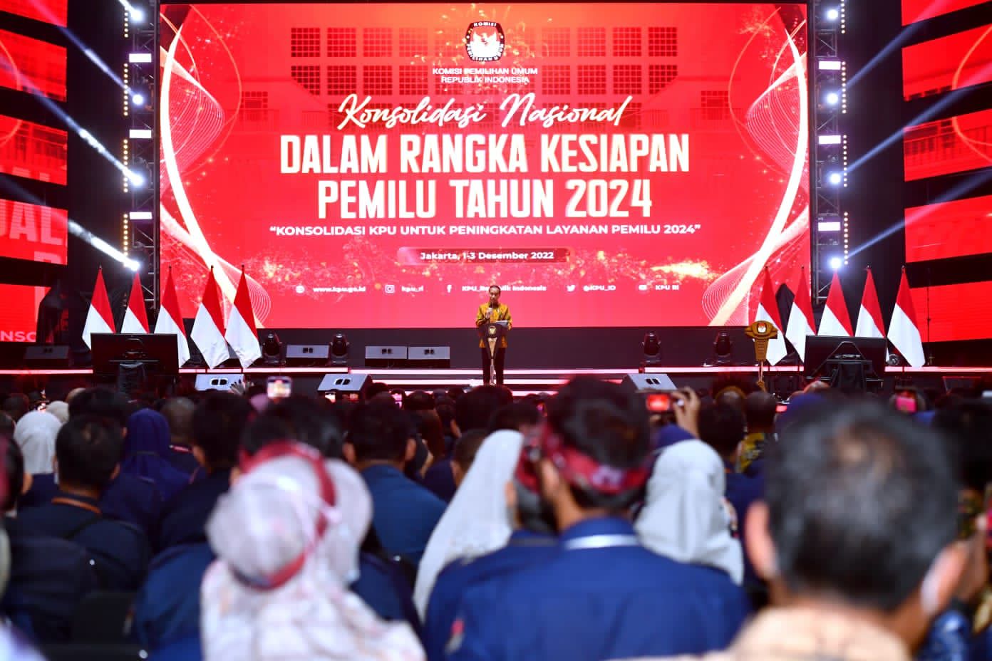 Presiden Jokowi Hadiri Rapat Konsolidasi Kesiapan Pelaksanaan Pemilu Serentak Tahun 2024