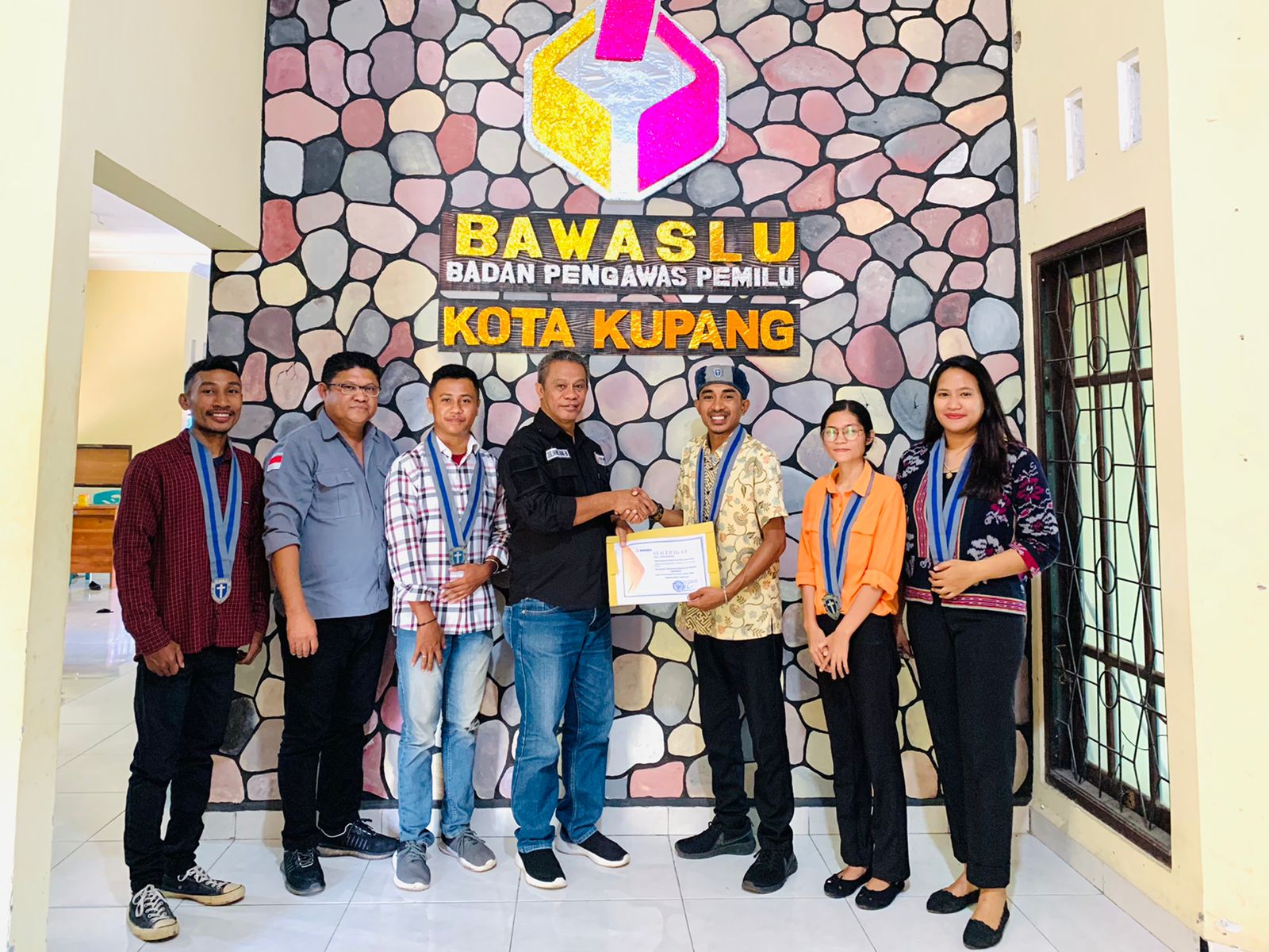 GMKI Kupang Melapor Diri Sebagai Pemantau Pemilu di Tahun 2024. Ini Respon Bawaslu Kota Kupang