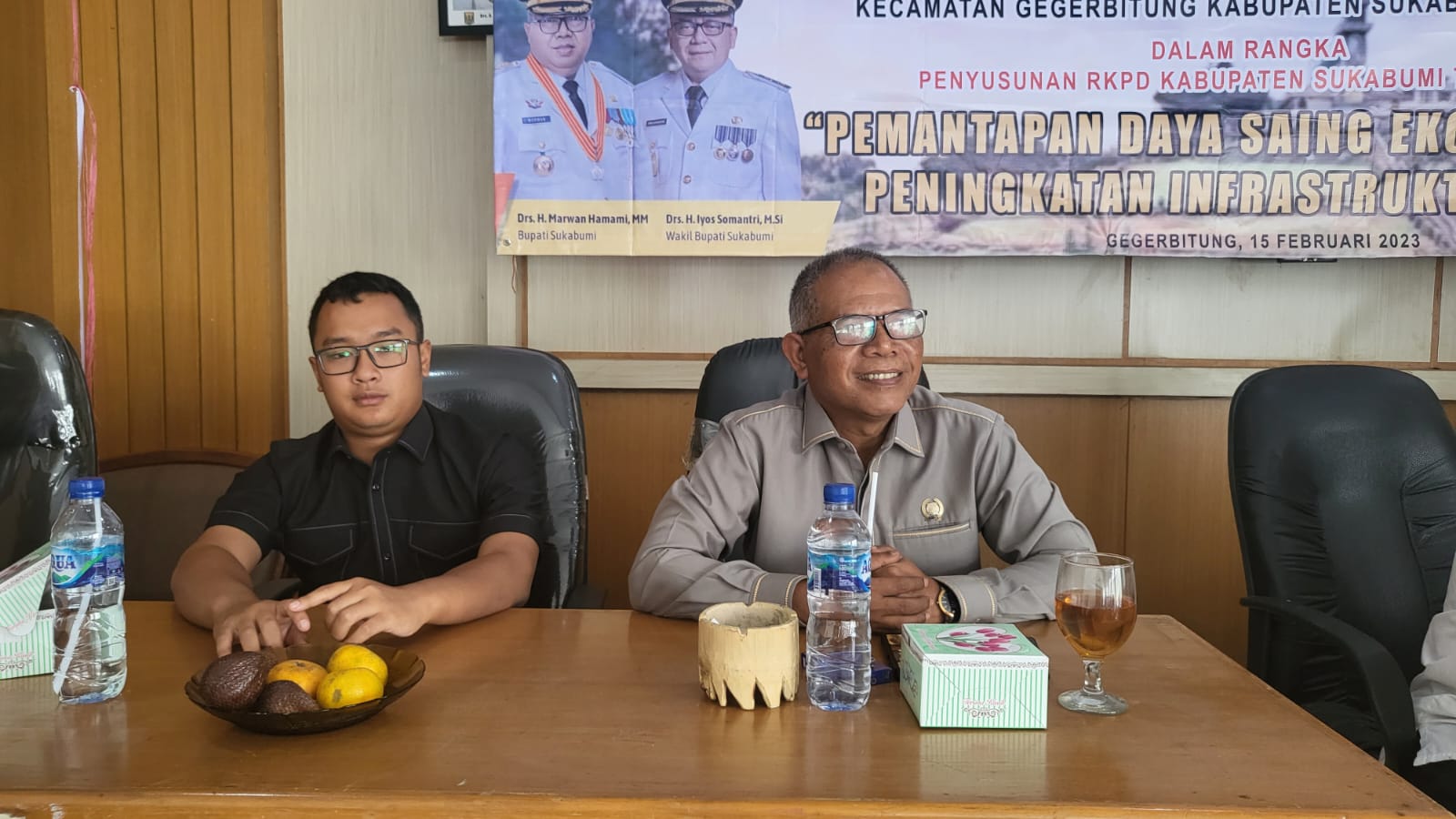 Anggota DPRD Kabupaten Sukabumi Heri Antoni Warnai Musrenbang di Kecamatan Gegerbitung