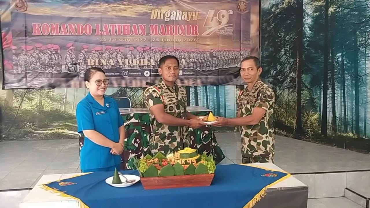 Prajurit Puslatpurmar 6 Antralina Gelar Tasyakuran Memperingati HUT Kolatmar Ke-49