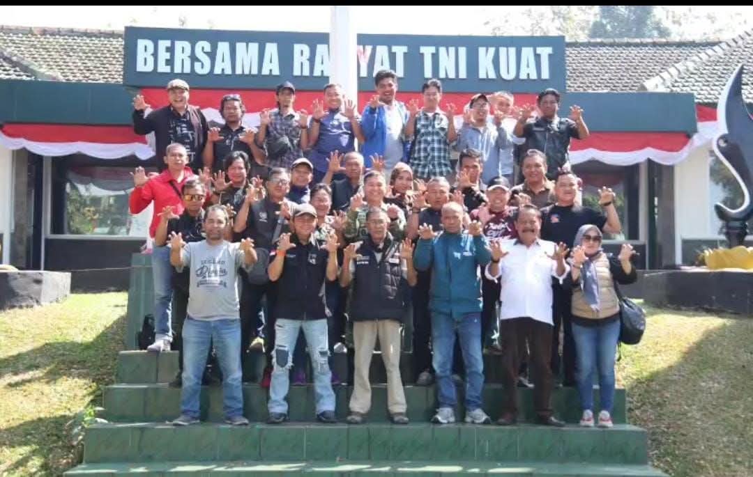 Sinergi Kodim 0607/Kota Sukabumi Bersama awak Media, Menjaga Kondusivitas Wilayah