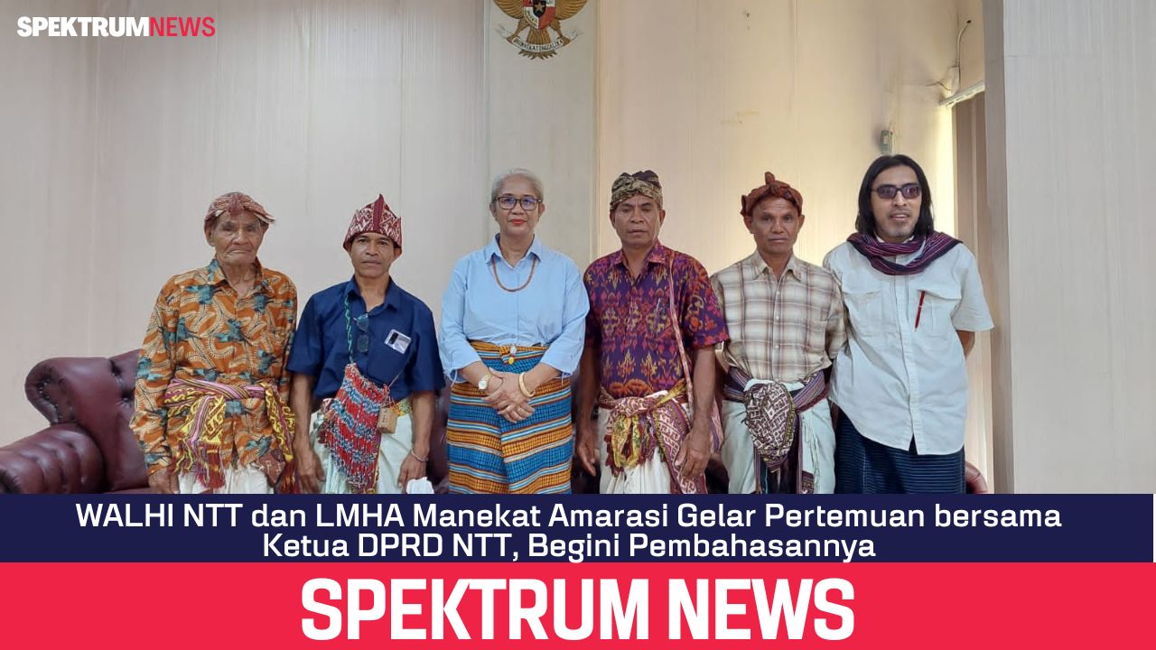 WALHI NTT dan LMHA 'Manekat Amarasi' Gelar Pertemuan bersama Ketua DPRD NTT, Begini Pembahasannya