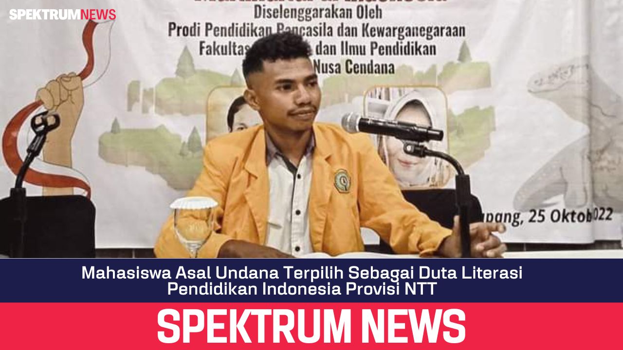 Mahasiswa Asal Undana Terpilih Sebagai Duta Literasi Pendidikan Indonesia Provisi NTT