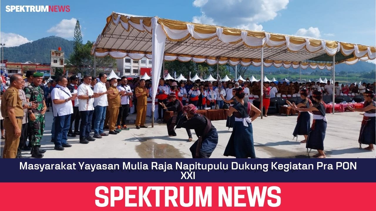 Masyarakat Yayasan Mulia Raja Napitupulu Dukung Kegiatan Pra PON XXI