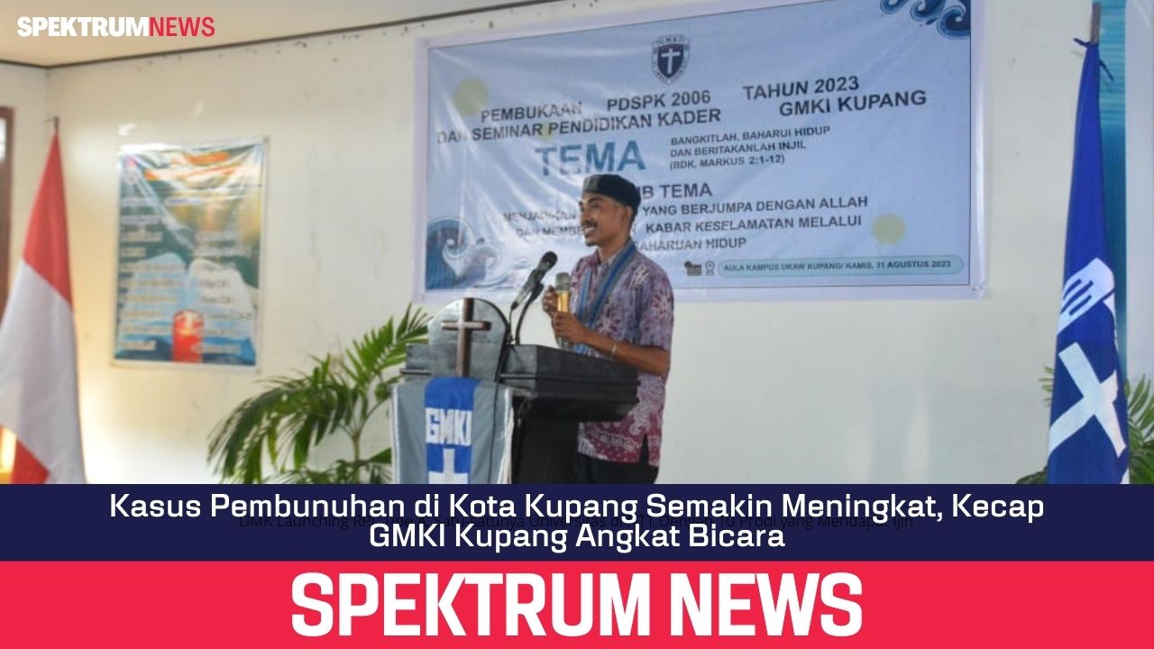 Kasus Pembunuhan di Kota Kupang Semakin Meningkat, Kecab GMKI Kupang Angkat Bicara