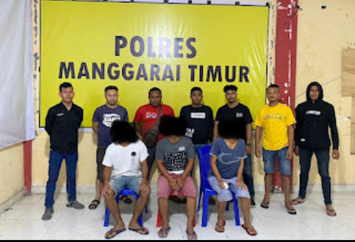  Polres Matim Membekuk Empat Pelaku Judi Togel.