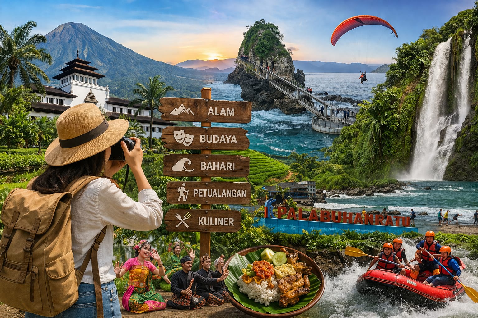 Sektor Pariwisata Mendominasi Potensi Desa di Kabupaten Sukabumi 