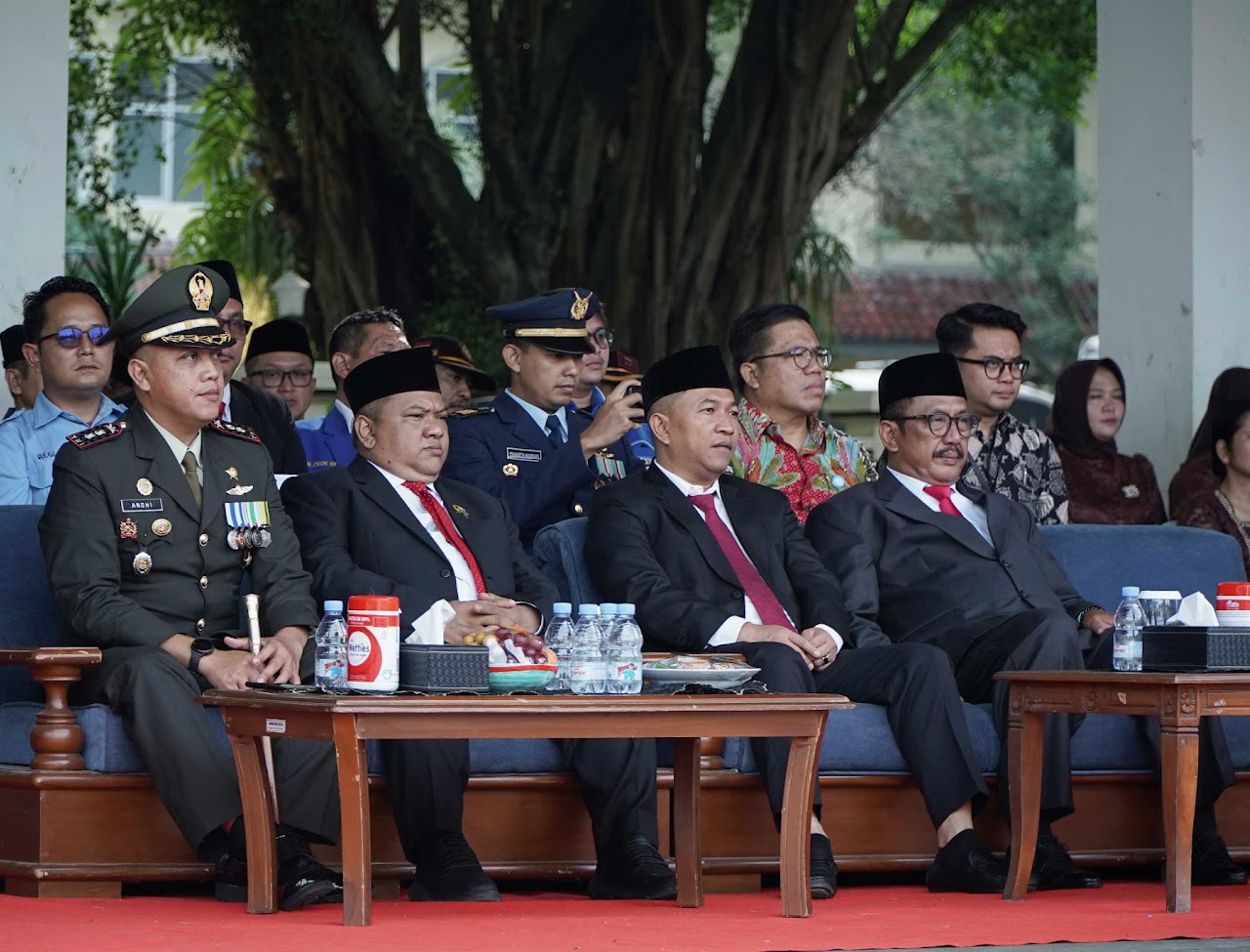 Ketua DPRD Kabupaten Sukabumi Hadiri Peringatan HUT Bhayangkara ke-79