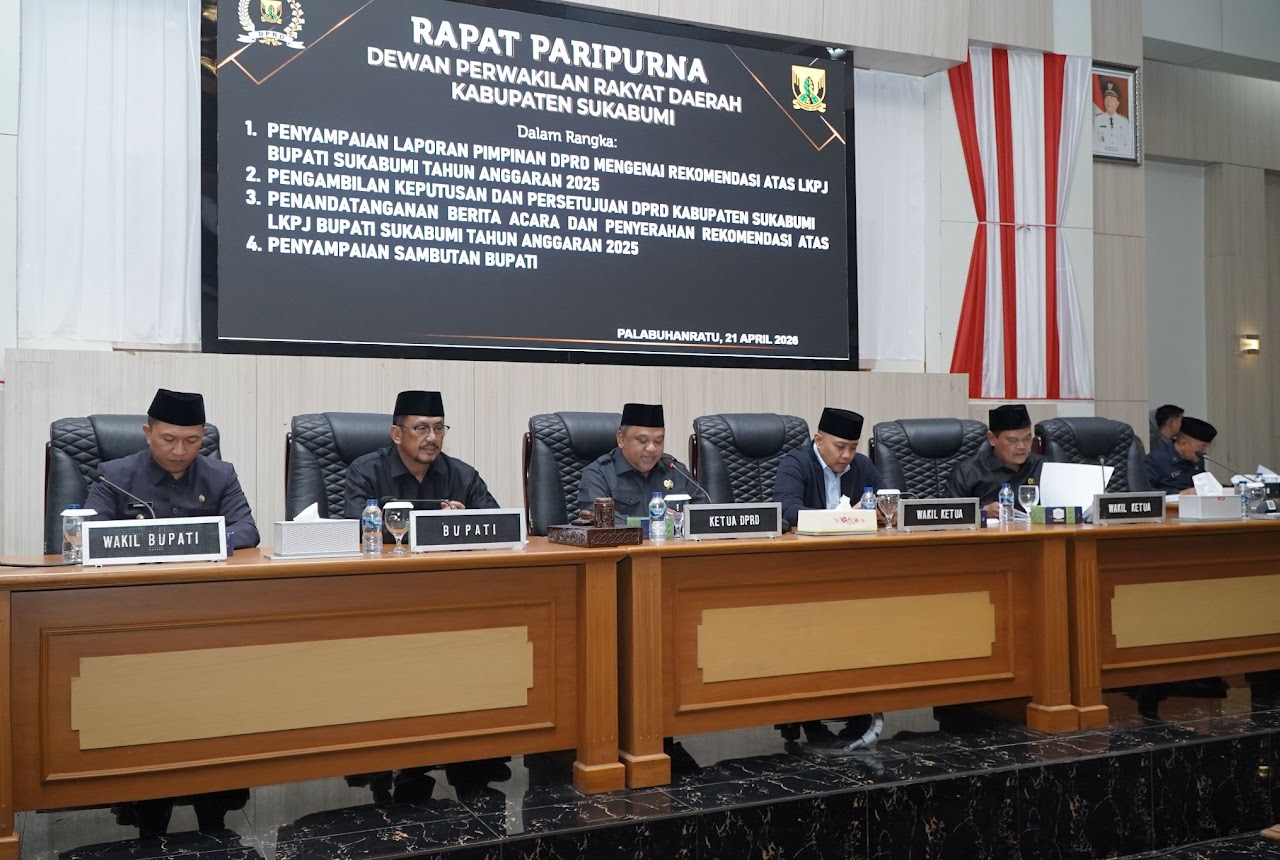 Rapat Paripurna ke-3 DPRD Kabupaten Sukabumi Tahun Sidang 2026